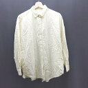 ◇ AMERICAN HOLIC 春コーデ 無地 シンプル おしゃれ 長袖 シャツ サイズM イエロー メンズ E 【中古】(4)