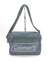◇ Coleman コールマン ボディバッグ メッシュ ロゴ カジュアル アウトドア ショルダーバッグ ネイビー E 【中古】