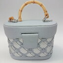 ◇ CHARLES&KEITH コンパクト ハンドバッグ ライトブルー レディース E 【中古】(4)