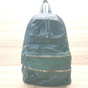 ◇ MARC JACOBS マークジェイコブス ブランドロゴ シンプル オシャレ コンパクト リュックサック ブラック系 レディース E 【中古】