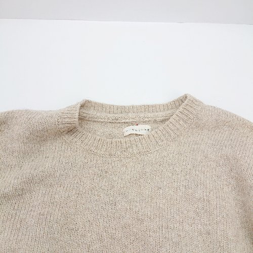 ◇ homecore セーター プルオーバー クルーネック バイカラー カジュアル 長袖 ニット 表記なし グレー/ベージュ メンズ E 【中古】