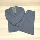 ◇ Perfect Suit FActory 背抜き 内ポケット センターベント ひざ丈 S スーツ上下 サイズ11 ネイビー レディース E 【中古】
