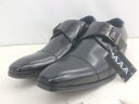 ◇ ●未使用● ◎ AAA トリプルエー タグ付 モンクジューズ サイズ39 ブラック メンズ P 【中古】(4)