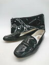 ◇ ◎ TEMPERATE テンパレイト 無地 カジュアル キレイめ ぺたんこ パンプス サイズ37 ブラック レディース E 【中古】(4)