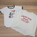 ◇ 《 LOWRYS FARM まとめ商品 2点セット サイズM/F ミッキーマウス クルーネック プリント Tシャツ レディース 》 E 【中古】