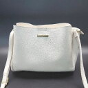 ◇ DRESKIP ドレスキップ 無地 ステッチ ジッパーフライ マグネットボタン バッグ アイボリー レディース E 【中古】