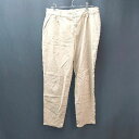 ◇ ZARA ザラ タック 春コーデ 無地 パンツ サイズUSA 8 ベージュ レディース (メンズ) E 【中古】