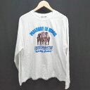 ◇ kutir クティール デザインプリント オーバーサイズ Tシャツ サイズF ホワイト系 レディース (メンズ) E 【中古】