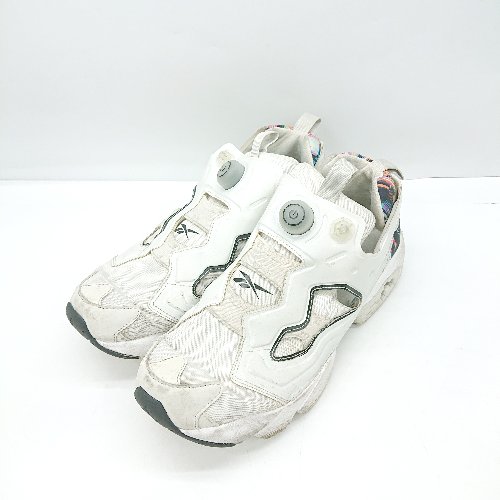 ◇ Θ ASICS アシックス バイカラー ローカット スニーカー シューズ サイズ27 ホワイト系 メンズ E 【中古】