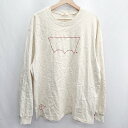 ◇ ⊂ Levi's RED リーバイスレッド 長袖 ロンT サイズL ベージュ レディース E 【中古】