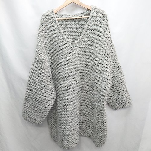 ◇ ⊇ antiqua KINU アンティカ アイスランドヤーン 長袖 チュニック サイズF グレー レディース E 【中古】 ◇ ⊇ antiqua KINU アンティカ アイスランドヤーン 長袖 チュニック サイズF グレー レディース E 【中古】