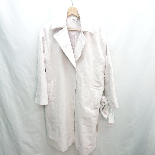 ◇ ⊇ ◎●未使用● PATTERN 長袖 ロングコート サイズM ピンク レディース E 【中古】