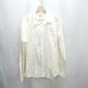 ◇ ⊂ CWA バイカラー 長袖 シャツ ブラウス サイズXL ベージュ系 メンズ E 【中古】