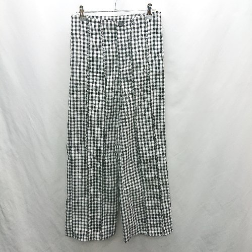 ◇ Θ LAC-VERT ラック・ヴェール ワイドパンツ サイズFREE ブラック ホワイト レディース E 【中古】