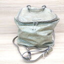 ◇ MICHAEL KORS ブランドロゴ シルバー金具 シンプル オシャレ 上品 コンパクト リュックサック グリーン系 レディース E 【中古】