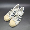 ◇ adidas BB5898 スーパースター80s ローカット オシャレ スニーカー サイズ23 ホワイト ブラック レディース E 【中古】