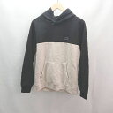 ◇ OUTDOORPRODUCTS アウトドアプロダクツ ユニセックス フード 長袖 パーカー サイズL ブラック メンズ E 【中古】