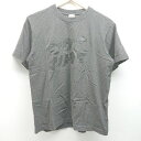 ◇ unitedathle ユナイテッドアスレ クルーネック 胸ポケット 半袖 Tシャツ サイズM チャコールグレー メンズ レディース E 【中古】