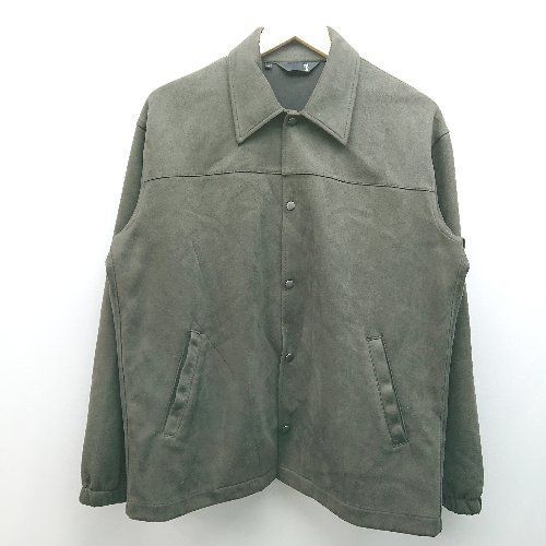 ◇ LAKOLE オーバーサイズ スエード調起毛 長袖 カジュアルシャツ サイズM ブラウン メンズ レディース E 【中古】