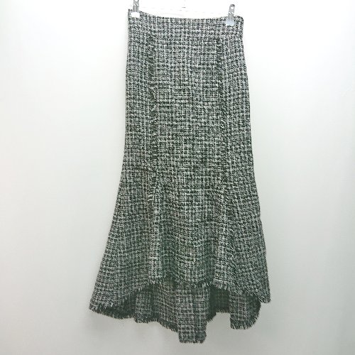 ◇ ◎ ●未使用● SALON by Chico フィッシュテール ロング フレアー スカート サイズFREE ブラック系 レディース E 【中古】 ◇ ◎ ●未使用● SALON by Chico フィッシュテール ロング フレアー スカート サイズFREE ブラック系 レディース E 【中古】