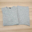 ◇ apart by lowrys Vネック 秋コーデ 冬コーデ 暖かい おしゃれ 長袖 ニット サイズF グレー レディース E 【中古】