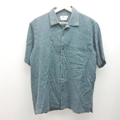 ◇ CIAOPANIC TYPY チャオパニックティピー 開襟 カジュアル シンプル 半袖 シャツ サイズM ブルー メンズ レディース E 【中古】