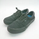 ◇ VANS バンズ シンプル カジュアル 無地 スニーカー サイズ22.5 ブラック レディース E 【中古】