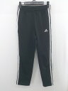 ◇ adidas アディダス スポーツ アウトドア ウエストゴム ジャージ サイズS ブラック レディース E 【中古】