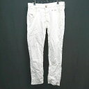 ◇ RED CARD レッドカード コーデュロイ 起毛 ストレッチ シンプル オシャレ パンツ サイズ25 ホワイト系 レディース E 【中古】
