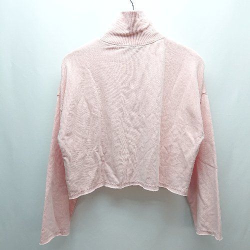 ◇ Heaher ヘザー スウェット生地 ハーフジップ ウエストゴム ロゴ ロング セットアップ サイズF ピンク レディース E 【中古】