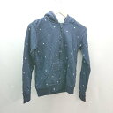 ◇ atmos girls アトモスガール ジップアップ フーディ― 星 長袖 パーカー 表記なし ネイビー レディース E 【中古】(4)
