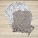 ◇ 《 NICE CLAUP 2点セット 花柄 シアー素材 ニット カットソー/ベスト レディース 》 E 【中古】