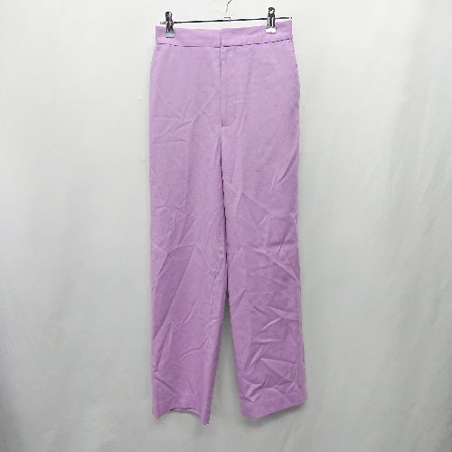 ◇ ⊇ UNITED ARROWS ユナイテッドアローズ ウエストゴム ストレートパンツ サイズ36 パープル レディース E 【中古】