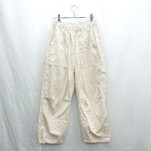 ◇ Θ MAISONCLUB メゾンクラブ ウエストゴム 布系 カーゴパンツ サイズL アイボリー ベージュ系 メンズ E 【中古】 ◇ Θ MAISONCLUB メゾンクラブ ウエストゴム 布系 カーゴパンツ サイズL アイボリー ベージュ系 メンズ E 【中古】