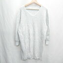 ◇ ⊇ MERCURYDUO マーキュリーデュオ 長袖 ミニ丈 ワンピース サイズF ホワイト系 レディース E 【中古】