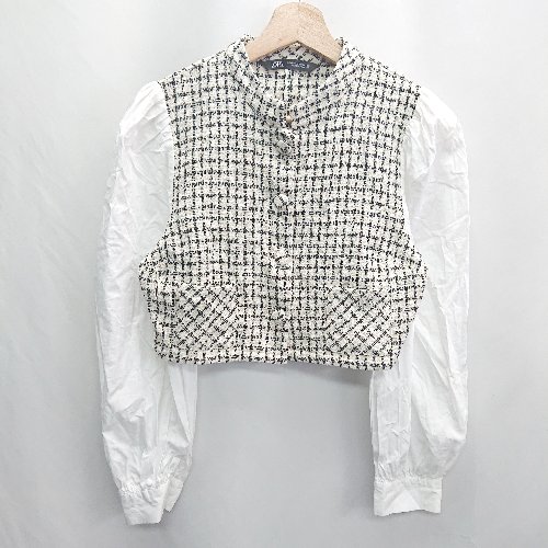 楽天市場】ZARA BASIC ザラベーシック 長袖 シャツ、ブラウス