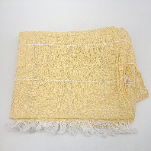 ◇ ΘΦ 中川政七商店 ストール 表記なし イエロー レディース E 【中古】 ◇ ΘΦ 中川政七商店 ストール 表記なし イエロー レディース E 【中古】