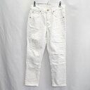 ◇ ⊂ Lee リー デニムパンツ サイズS アイボリー レディース E 【中古】