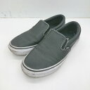 ◇ Θ VANS ヴァンズ 撥水加工 スリッポン サイズ24.5 ブラック ホワイト レディース メンズ E 【中古】(4)