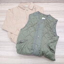 ◇ 《 Libra Cue 2点セット サイズF 3WAY 中綿 シンプル ボタン 無地 Vネック コート ジャケット レディース 》 E 【中古】