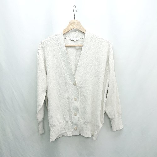 ◇ ⊇ PLST プラステ 長袖 カーディガン サイズS ホワイト系 レディース E 【中古】(4)