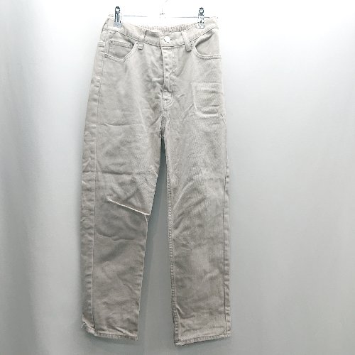 ◇ Θ flower フラワー デニムパンツ サイズF ブラウン系 レディース E 【中古】