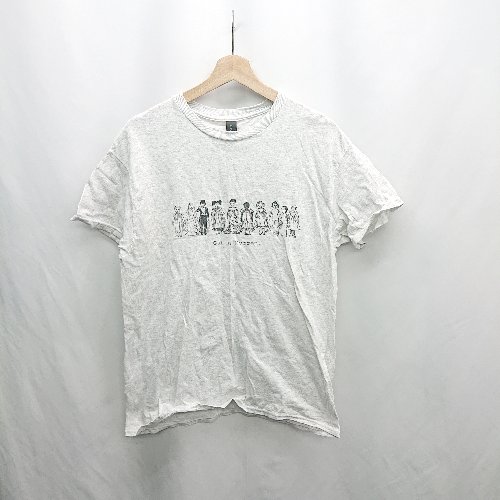 ◇ ⊂ GILDAN イラストプリント 半袖 Tシャツ サイズM グレー系 ブラック レディース E 【中古】 ◇ ⊂ GILDAN イラストプリント 半袖 Tシャツ サイズM グレー系 ブラック レディース E 【中古】