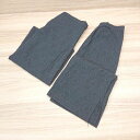 ◇ Bab バブ サラサラ スリッド ワイドパンツ ウエストゴム ジッパーフライ パンツ サイズ38 ブラック レディース E 【中古】(4)