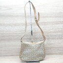 ◇ OLD CELINE 馬車 総柄 Cロゴ vintage チャック付き ショルダーバッグ ベージュ レディース E 【中古】(4)