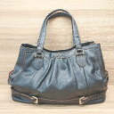 ◇ passage mignon ポーチ取り外し可能 内ポケット 大容量 おでかけ オールシーズン ハンドバッグ ブラック レディース E 【中古】