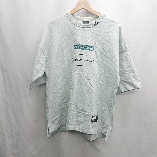 ◇ ⊇ GU ジーユー Good Inspiration 半袖 Tシャツ サイズM ブルー系 メンズ E 【中古】 ◇ ⊇ GU ジーユー Good Inspiration 半袖 Tシャツ サイズM ブルー系 メンズ E 【中古】