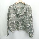 ◇ ⊂ LOWRYS FARM ローリーズファーム 迷彩柄 長袖 ジャケット サイズL カーキ系 レディース E 【中古】(4)