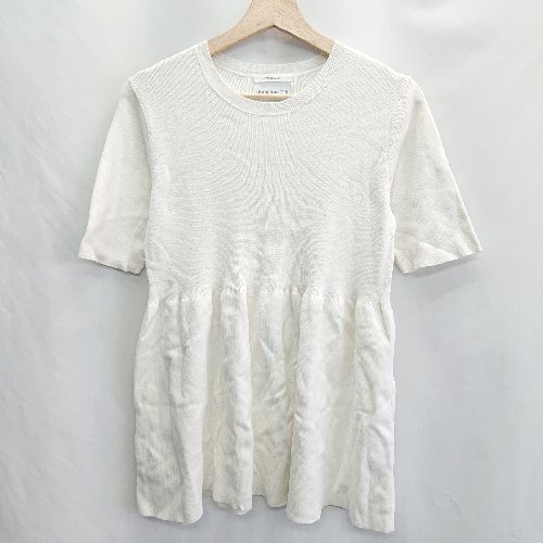 ◇ ⊂ OPAQUE.CLIP オペーク ドット クリップ 半袖 チュニック サイズM アイボリー レディース E 【中古】 ◇ ⊂ OPAQUE.CLIP オペーク ドット クリップ 半袖 チュニック サイズM アイボリー レディース E 【中古】