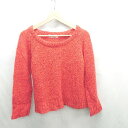 ◇ ⊇ Ray BEAMS レイ ビームス 長袖 ニット セーター サイズF レッド レディース E 【中古】(4)
